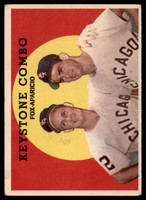 1959 Topps #408 Nellie Fox/Luis Aparicio Keystone Combo Very Good  ID: 148796