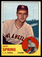 1963 Topps #572 Jack Spring NM Near Mint  ID: 113527