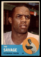 1963 Topps #508 Ted Savage Excellent  ID: 160546