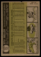 1961 Topps #72 Stu Miller Signed Auto Autograph 