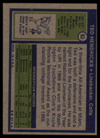 1972 Topps # 93 Ted Hendricks EX/NM RC Rookie
