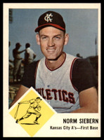 1963 Fleer #17 Norm Siebern EX/NM  ID: 114778