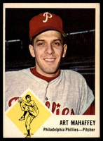 1963 Fleer #54 Art Mahaffey EX/NM 