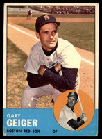 1963 Topps #513 Gary Geiger VG/EX Very Good/Excellent 