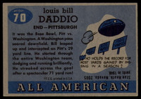 1955 Topps All American #70 Bill Daddio EX++ Excellent++  ID: 116807