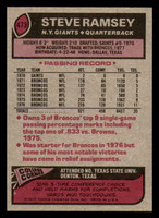1977 Topps #473 Steve Ramsey Near Mint 