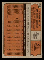 1972 Topps #288 Johnny Jeter Ex-Mint  ID: 295002