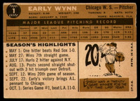 1960 Topps #1 Early Wynn VG Very Good  ID: 102286