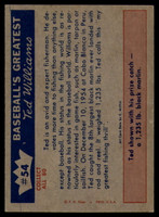1959 Fleer Ted Williams #54 Dec. 1954, Fisherman Ted Hooks a Big One EX++ Excellent++  ID: 116626