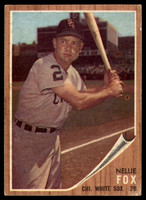 1962 Topps #73 Nellie Fox EX Excellent 