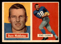 1957 Topps #8 Dave Middleton G-VG  ID: 268140