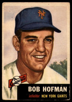 1953 Topps #182 Bobby Hofman Very Good  ID: 134380