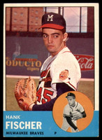 1963 Topps #554 Hank Fischer Excellent+ RC Rookie ID: 160793