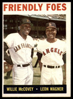 1964 Topps # 41 Willie McCovey/Leon Wagner Friendly Foes NM Near Mint 