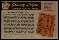 1955 Bowman #180 Johnny Logan Ex-Mint 