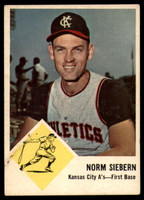 1963 Fleer #17 Norm Siebern EX++ Excellent++ 