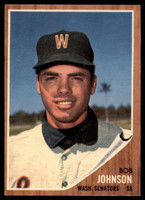 1962 Topps #519 Bob Johnson Ex-Mint RC Rookie ID: 180314