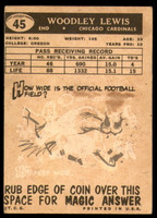 1959 Topps #45 Woodley Lewis UER Very Good  ID: 266117