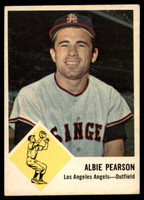 1963 Fleer #19 Albie Pearson EX++ Excellent++  ID: 114789