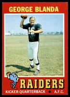1971 Topps # 39 George Blanda Excellent+  ID: 151959