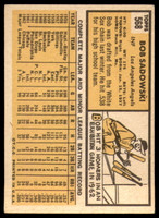 1963 Topps #568 Bob Sadowski Excellent+ High # ID: 161211