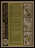 1961 Topps #462 Lou Klimchock NM Near Mint  ID: 112736