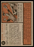 1962 Topps #82 Deron Johnson Near Mint  ID: 194689