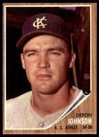 1962 Topps #82 Deron Johnson Near Mint  ID: 194690