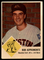 1963 Fleer #37 Bob Aspromonte EX Excellent 