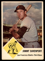 1963 Fleer #65 Jim Davenport EX Excellent 