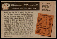 1955 Bowman #131 Willard Marshall Ex-Mint  ID: 199287