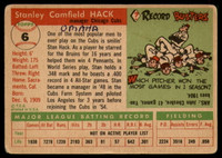 1955 Topps #6 Stan Hack MG Good RC Rookie ID: 138251