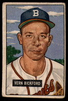 1951 Bowman #42 Vern Bickford Very Good 