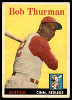1958 Topps #34 Bob Thurman UER EX++ Excellent++  ID: 104016