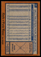 1978 Topps # 20 Pete Rose DP Excellent+  ID: 189822