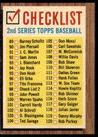 1962 Topps #98 Checklist 89-176 EX++ Excellent++  ID: 105855