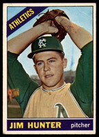 1966 Topps # 36 Jim Hunter UER/ DP Very Good  ID: 158693