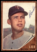 1962 Topps #166 Don Lee Signed Auto Autograph 