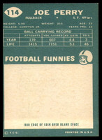 1960 Topps #114 Joe Perry Ex-Mint  ID: 136199