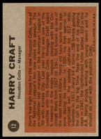 1962 Topps #12 Harry Craft MG Ex-Mint  ID: 193848