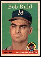 1958 Topps #176 Bob Buhl Excellent+  ID: 186174
