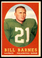 1958 Topps #4 Bill Barnes Very Good  ID: 217641