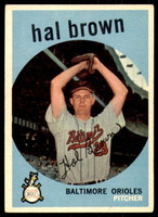 1959 Topps #487 Hal Brown Very Good  ID: 230971