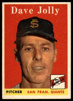 1958 Topps #183 Dave Jolly UER EX/NM  ID: 120950