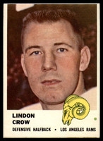 1961 Fleer #105 Lindon Crow NM Near Mint  ID: 116384