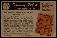 1955 Bowman #47 Sammy White EX Excellent 