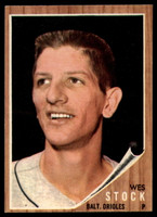 1962 Topps #442 Wes Stock NM Near Mint  ID: 111272