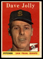 1958 Topps #183 Dave Jolly UER EX/NM  ID: 106207