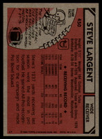 1980 Topps #450 Steve Largent Near Mint+  ID: 159484
