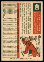 1959 Topps #403 Clem Labine Ex-Mint  ID: 139007